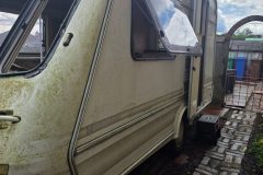 Sundays on site caravan dismantle and removal job in fife Scotland 